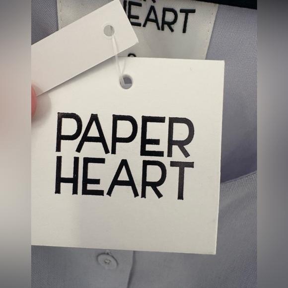 NWT Anthropologie Dusty Blue Mini Dress S - Picture 4 of 9